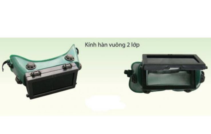 Kính hàn vuông 2 lớp KHV05
